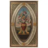 Trampantojo Oval, SIGLO XIX, Óleo sobre tela