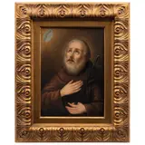 MÉXICO, SIGLO XIX by San Francisco de Paula, Óleo sobre tela, offered Jun 2022