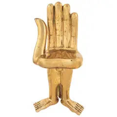 Mano silla tripode by Pedro Friedeberg, 2020, Escultura en bronce P / A, offered Jun 2022