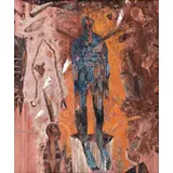 Luis Granda, La caja del hombre azul, Óleo sobre tela
