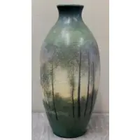 Rookwood Pottery, 11"Scenic Vellum Vase 1910 Shirayamadani, 1910