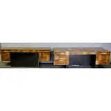 Paul Evans, Patchwork Walnut and Metal Desk &