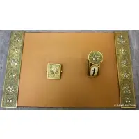 Tiffany Studios, Abalone Desk Set Accessories