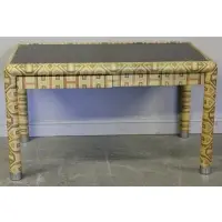 Midcentury Aztec Desk by Karl Springer, sold Sep 2012