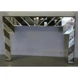 Karl Springer, ? Two Tone Mirrored Console Table