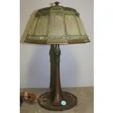 Linen Fold Desk Lamp by Tiffany Studios, 1937, sold May 2012