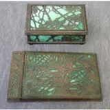 Desk Pieces Including a Pine by Tiffany Studios, sold May 2012