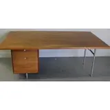 George Nelson, Midcentury Teak and Aluminum Desk
