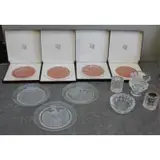 Lalique, Including 7 Collector Plates, a 3 Piece
