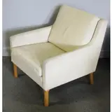 Borge Mogensen, for Fritz Hansen Leather Arm Chair