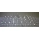 Lalique, France. 54 Piece Stemware & Pitcher Set