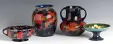 Moorcroft, Pomegranate Handled Bowl
