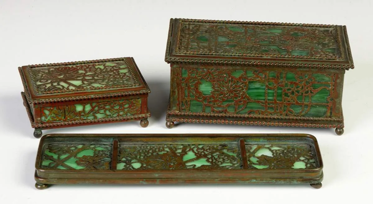 Tiffany Studios, Grapevine Pattern Items