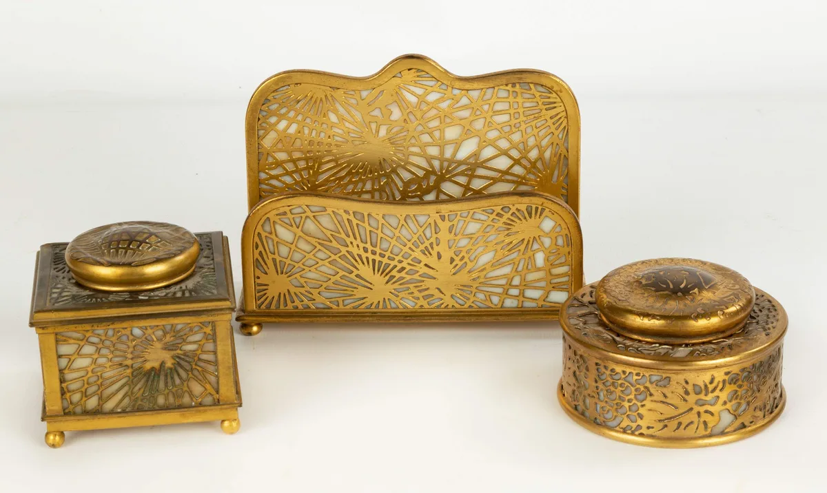 Desk Pieces by Tiffany Studios, sold Nov 2020