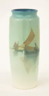 Rookwood Pottery, Harbor Scene Vase