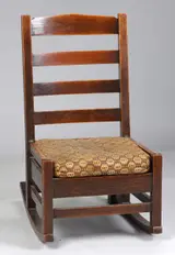 Gustav Stickley, Oak Rocking Chair