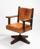 Gustav Stickley, Office Swivel Armchair