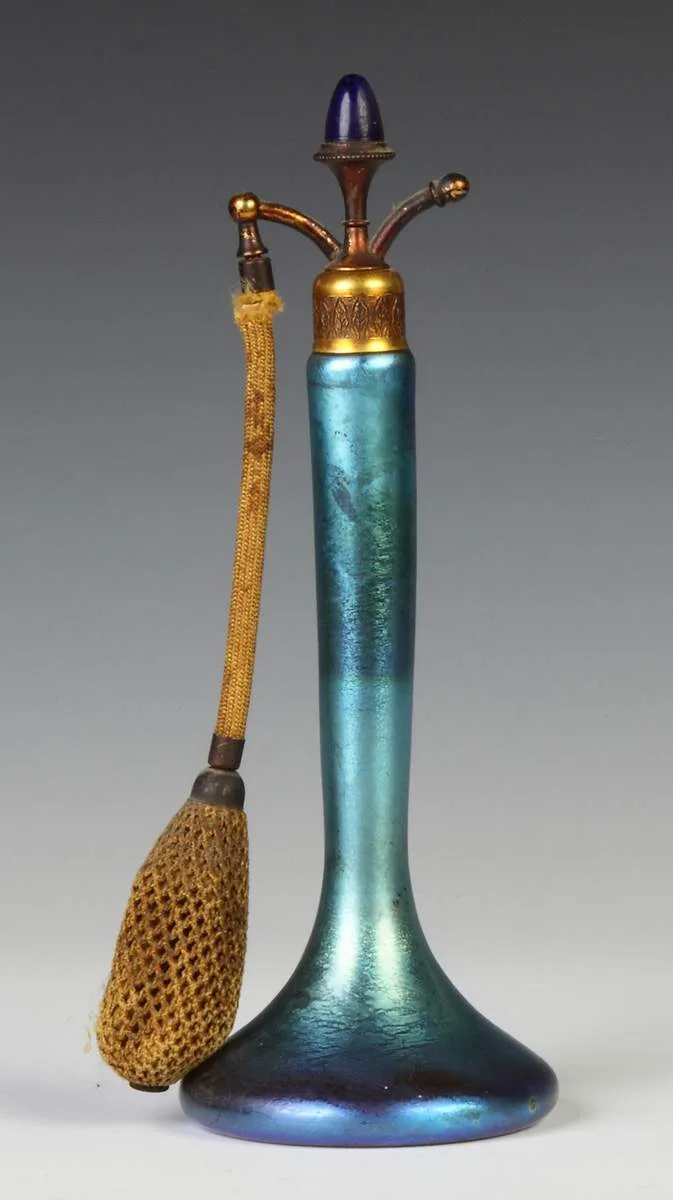 Blue Aurene Atomizer by Alexander Joseph von Steuben, sold Nov 2013