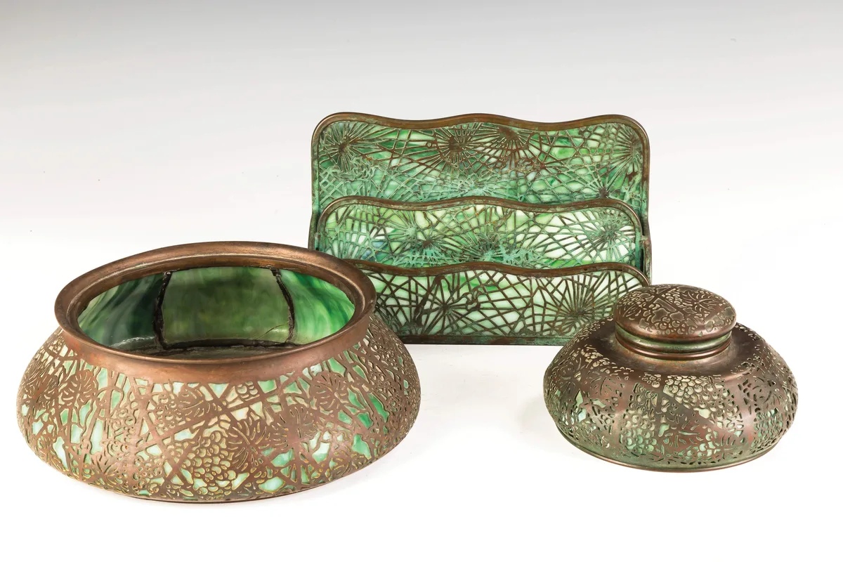 Desk Items by Tiffany Studios, sold May 2017