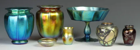 Alexander Joseph von Steuben, Blue Aurene Vase
