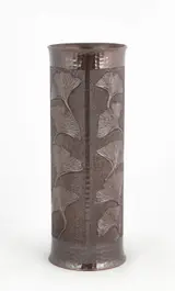 Roycroft, Revival Hand Hammered Copper Vase