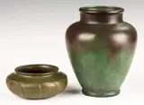Grueby, Bowl with Stylized Leaves