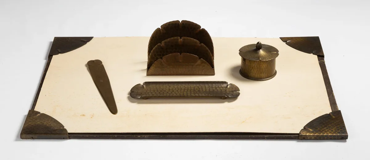 Desk Set by Roycroft, sold Sep 2025