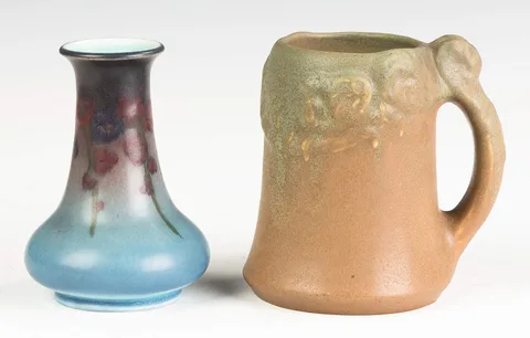 Vase and Mug by Rookwood Pottery, sold Nov 2016