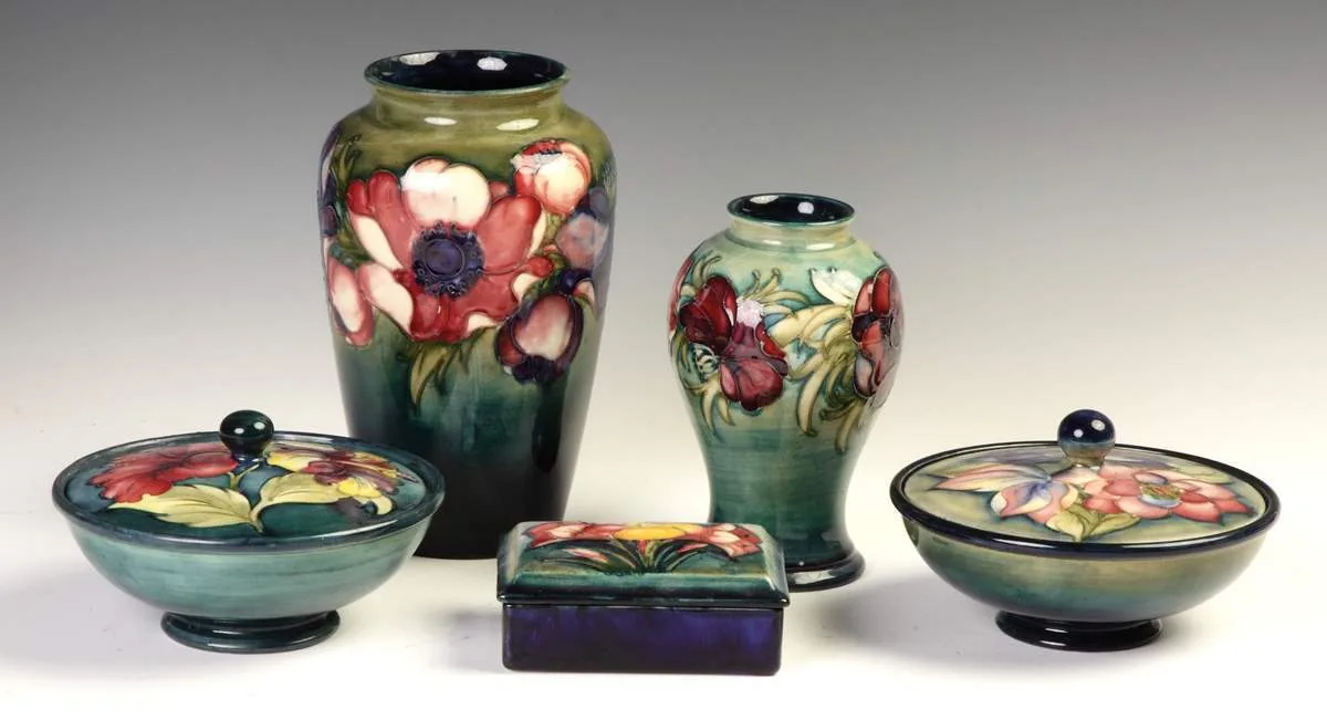 Vase - Anemone by Moorcroft, sold Mar 2014