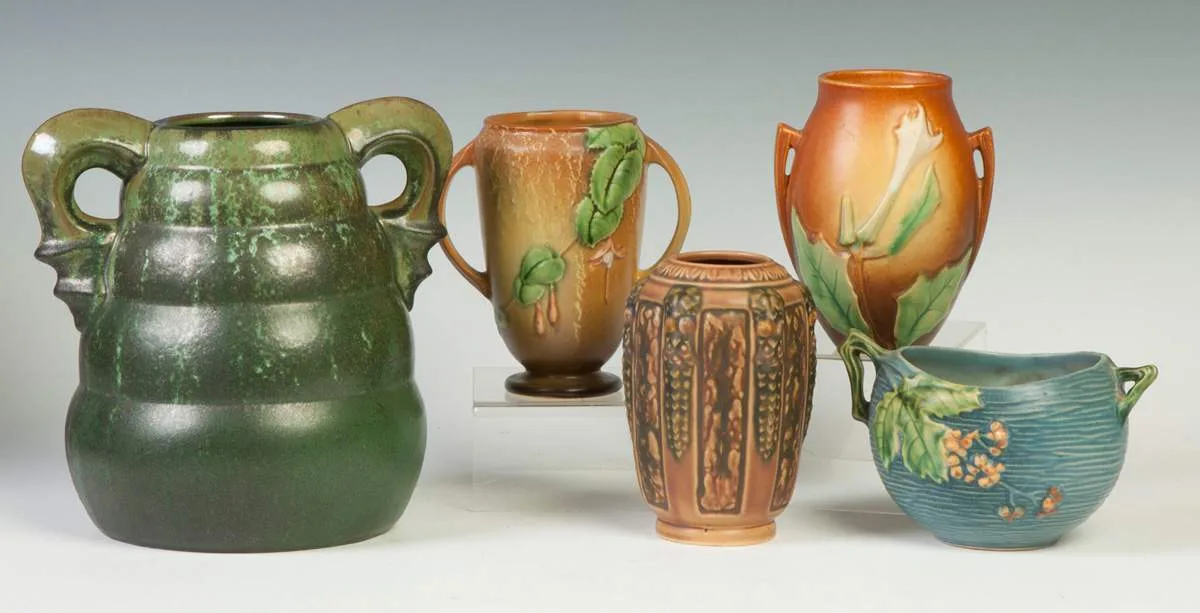 Handled Vase by Fulper, sold Sep 2014