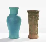 Van Briggle, Vase & Peters & Reed Moss Aztec Vase