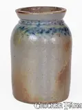 John Bell, JOHN BELL / WAYNESBORO Stoneware Jar w/ Sponged Decoration, circa 1850-1880, Stoneware