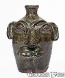 B.B. Craig, B. B. CRAIG / VALE, North Carolina Stoneware Face Jug