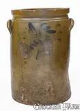 L.D. Funkhauser, L.D. FUNKHAUSER / STRASBURG / VA Stoneware Crock, c1880, c1880, Stoneware