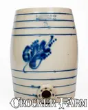 E. Norton & Co., 3 Gal. E. NORTON & CO. / BENNINGTON, VT Stoneware Water Cooler, circa 1881-1885, Stoneware