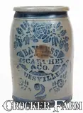 Mccarthy & Co., 2 Gal. BAYLESS, MCCARTHY & CO. / LOUISVILLE, KY Stoneware Jar, circa 1875, Stoneware
