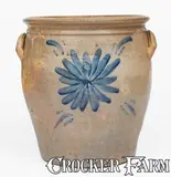 J. H. Dipple, J. H. DIPPLE / LEWISTOWN Decorated Stoneware Jar, late 19th century, Stoneware