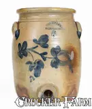 M. & T. Miller, Extremely Rare M. & T. MILLER / NEWPORT, PA 3 Gal. Stoneware Water Cooler
