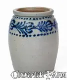 B.C. Milburn, Scarce and Fine B.C. MILBURN / ALEXA (Alexandria, VA) Half-Gallon Stoneware Jar