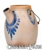 T.G. Daub, T. G. DAUB / EASTON, PA Stoneware Batter Pail, circa 1885, Stoneware