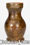 Winchester, Rare WINCHESTER / POTTERIES / VA Redware Vase, Round Hill Pottery, Frederick County, VA, c1930, c1930, Redware