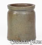 John Bell, Small-Sized Salt-Glazed JOHN BELL / WAYNESBORO Stoneware Jar, circa 1850-1880, Stoneware