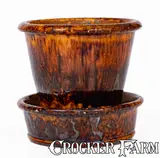 John W. Bell, JOHN W. BELL / Waynesboro, Pa. Redware Flowerpot, late 19th century, late 19th century, Redware