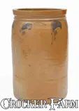 J. Swank & Co., 2 Gal. J. SWANK & CO. / JOHNSTOWN, PA Decorated Stoneware Jar, circa 1875, Stoneware
