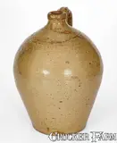 Daniel Cribbs, Rare and Important DANIEL CRIBBS / TUSCALOOSA, Alabama Stoneware Jug, circa 1830, circa 1830, Stoneware