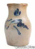 COWDEN & WILCOX / HARRISBURG, PA Stoneware Pitcher by Cowden & Wilcox, circa 1865, Stoneware, sold Nov 2024