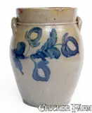 A. Keister & Co, Scarce A. KEISTER & CO / STRASBURG, VA Three-Gallon Stoneware Jar, c1850, c1850, Stoneware