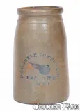 Palatine Pottery Co., One-Gallon PALATINE POTTERY CO / PALATINE / WVA Pear Canning Jar, circa 1875, Stoneware