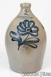 F. Stetzenmeyer & G. Goetzman, F. STETZENMEYER & G. GOETZMAN / ROCHESTER, N.Y. Two-Gallon Stoneware Jug, 1853-60, 1853-60, Stoneware