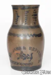Williams And Reppert, WILLIAMS & REPPERT / GREENSBORO, PA Stoneware Pitcher, circa 1885, Stoneware
